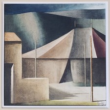 Marcello Scuffi olio su tela