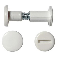 GIUNZIONE PER MOBILI mm 30÷40  - col. bianco (500 pz)