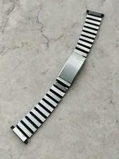 CIPIEMME BEAR VINTAGE STEEL & BLACK PVD BRACELET VINTAGE WATCH DIVER END 16/22mm