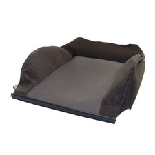 Braccioli Riferimento Sedile SX VW Polo 6R Stile Tessuto Alcantara Braun