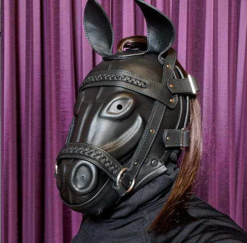 Maschera pelle in - in, pelle,