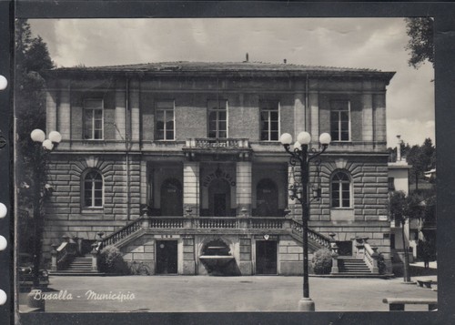 Cartolina busalla municipio - cartolina,