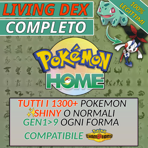 1300 pokemon home - pokemon,