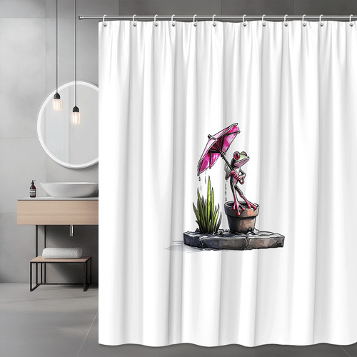 Tenda doccia rana - , ombrello