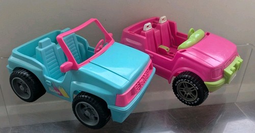 Mattel barbie rosa jeep - mattel,