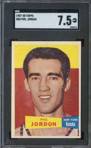 1957 topps phil jordon sgc - #55,