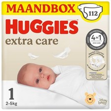 Huggies Bebè Extra Care Pannolini Taglia 1 (2-5 kg) 4 x 28 unità