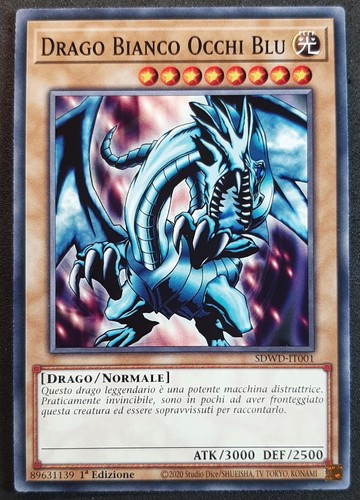 Drago bianco occhi blu - occhi, 1^