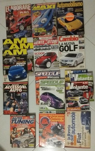 Lotto riviste auto pezzi - lotto,