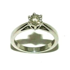 Donna 9ct Oro Bianco