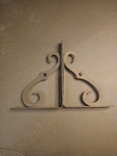 Staffe mensola vintage rotolo