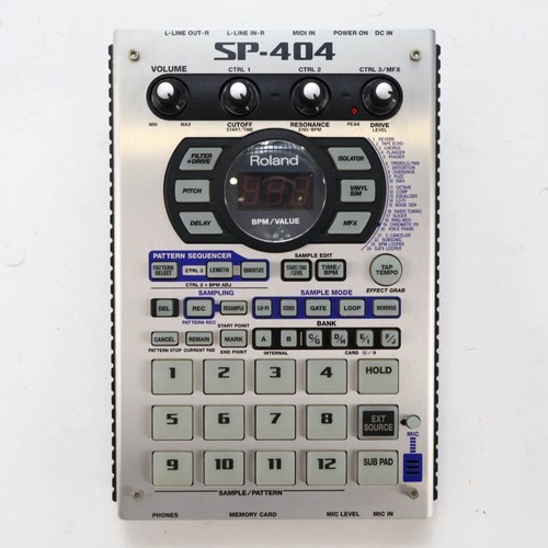 Roland 404 sampler silver - roland,