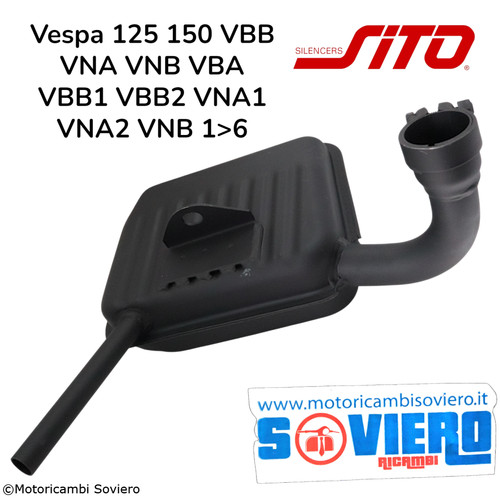 Marmitta sito vespa 125 - 125, 150