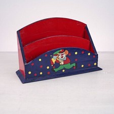 Porta carte in legno smaltato