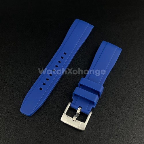 Cinturino orologio blu 22 - blu,