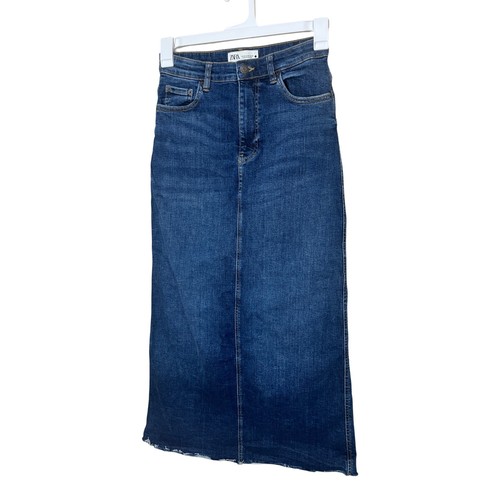 Maxi gonna zara blu - zara, denim
