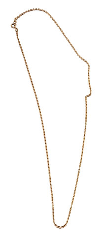 Collana oro 18k maglia ritorta