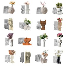 Vaso viso astratto nordico