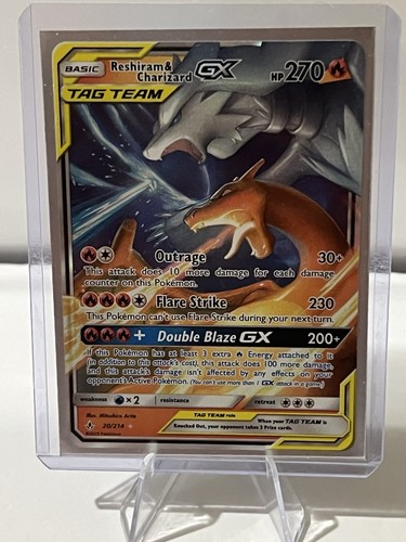 Pokémon reshiram charizard - &,