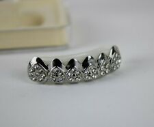 BEST GRILLZ Grill per Set Copertura Denti INFERIORE Diamanti Bocca UNISEX Silver