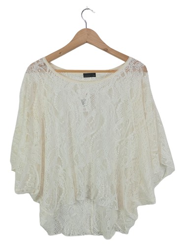 Vero moda poncho donna - vero, bianco