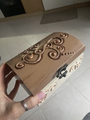 Cofanetto portagioie legno