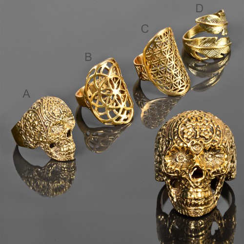 Donna anello ottone - anello,