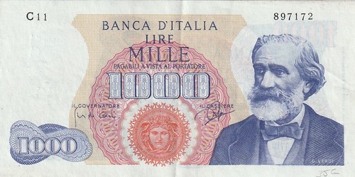 000598 italy 1000 lire - 1000,