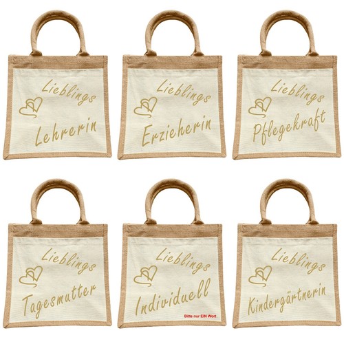 Borsa juta con prova - in,