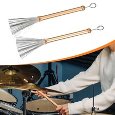 2 Pezzi Spazzola Per Batteria Retrattile Bacchette Per Batteria Spazzola Per