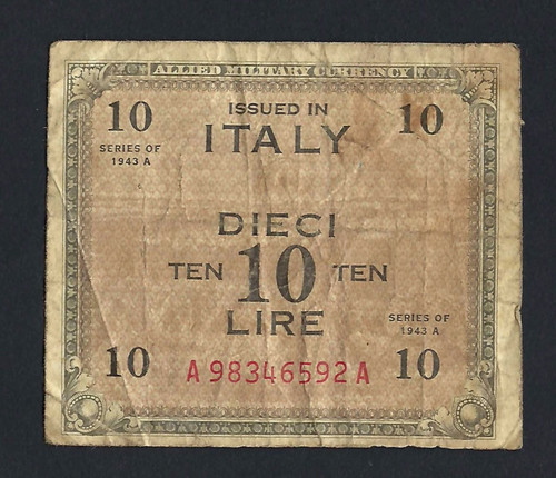 Allied military currency - allied,