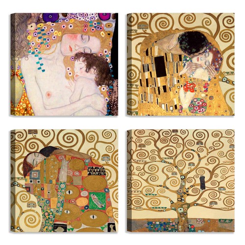 Set quadri gustav klimt - 4,