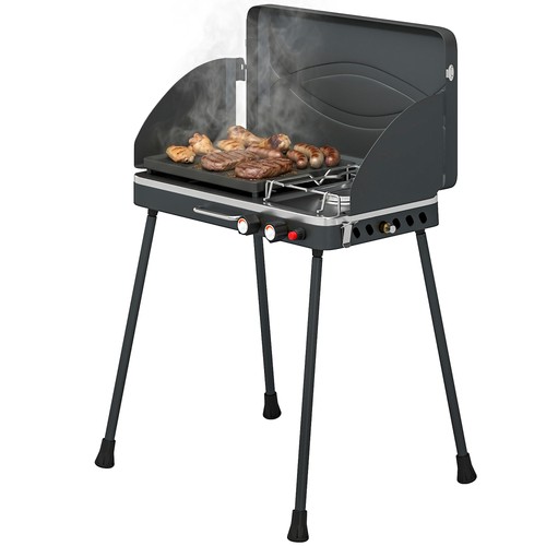 Outsunny bbq gas - 2-in-1,