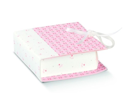 Libro portaconfetti rosa linea - portaconfetti,