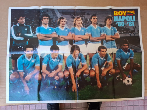 Poster calcio napoli - napoli, 1980-81