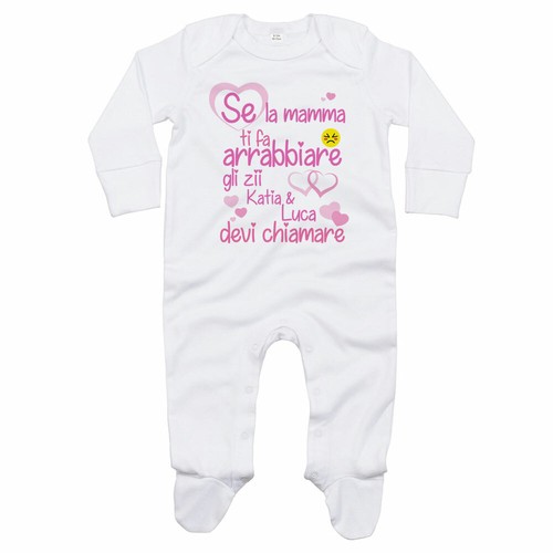 Tutina neonata personalizzata