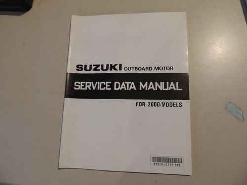 Service data manual - service, suzuki