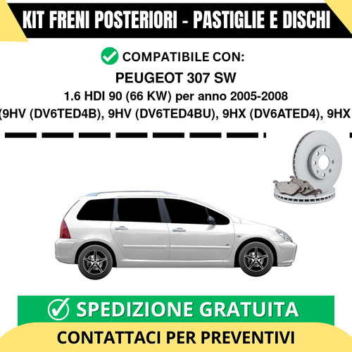 Kit freni posteriori per - freni,