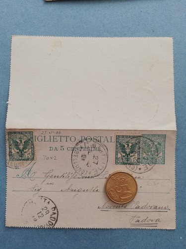 7088 biglietto postale - biglietto,