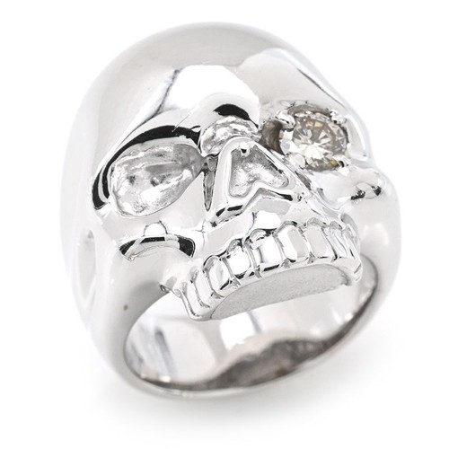 Anello teschio oro - in,