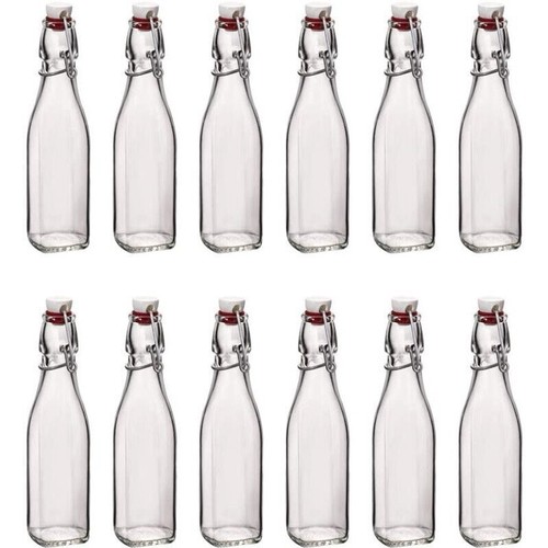 Set bottiglie in vetro - set, 12