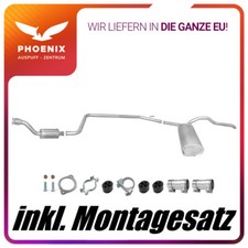 Opel Vivaro 1.9 D (2001-2006) SWB Impianto di Scarico Marmitta Con Marca E