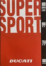 Ducati 900 Super Light / 900 S.S. / 750 S.S. / 600 S.S. depliant / brochure