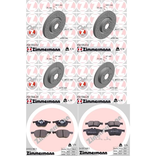 Zimmermann dischi freno - , +