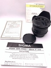Sigma Mini Wide II 28mm F/2.8