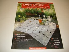 LAVORI ARTISTICI ALL'UNCINETTO N.28 - CASA EDITRICE MANI DI FATA - OTTIMO