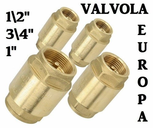 Valvola europa ritegno non - europa,