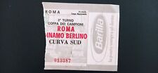1983/84 Ultras Raro biglietto Ticket No Maglia Shirt Sciarpa Roma Dinamo Berlino
