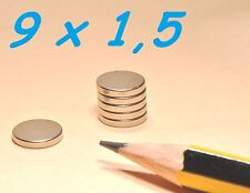 40 MAGNETI NEODIMIO 9X1,5 MM