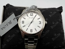 Bulova Silver Stainless Steel